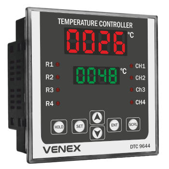 4 Channel Temperature Controller & Indicator