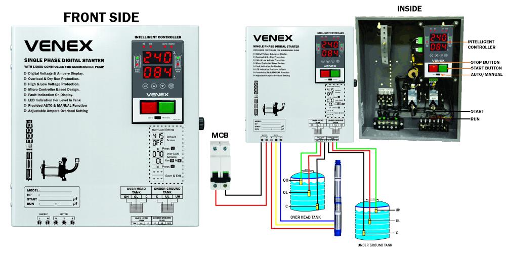 Submersible Fully Automatic Starter with Water Level Controller