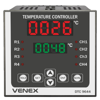 Single Display Universal Input Temperature Controller