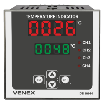 4 Channel Temperature Controller & Indicator