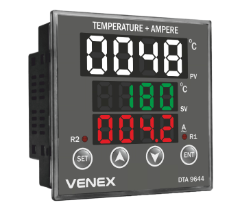 3 Line Temperature + Ampere Controller