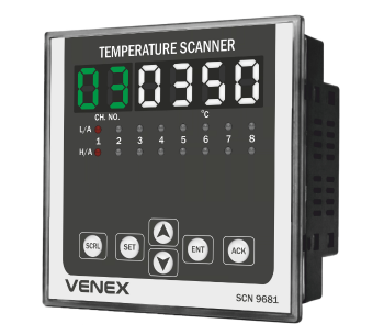 8 Channel Temperature Scanner